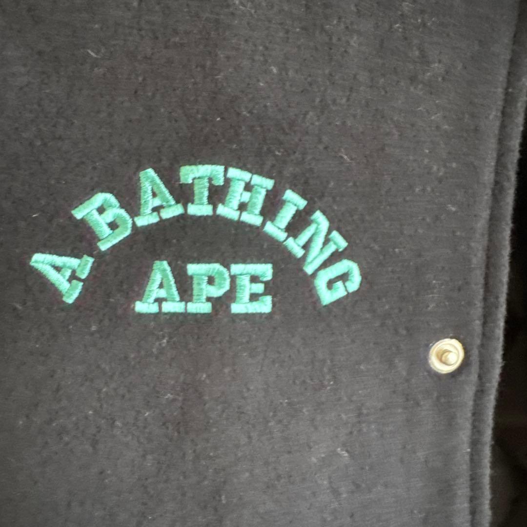 A BATHING APE スタジャン 黒 140センチ