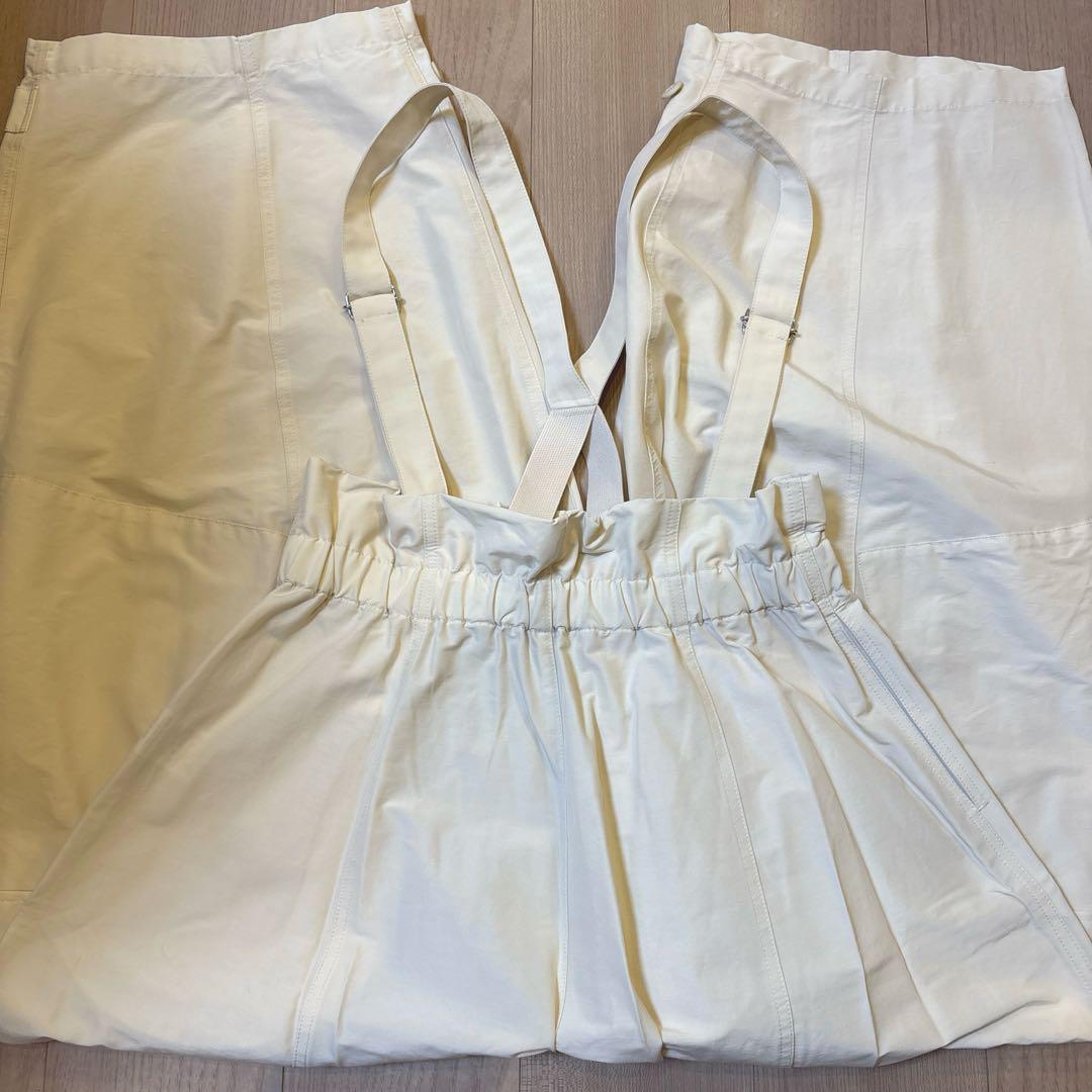 Curensology コットンナイロンサロペットパンツ