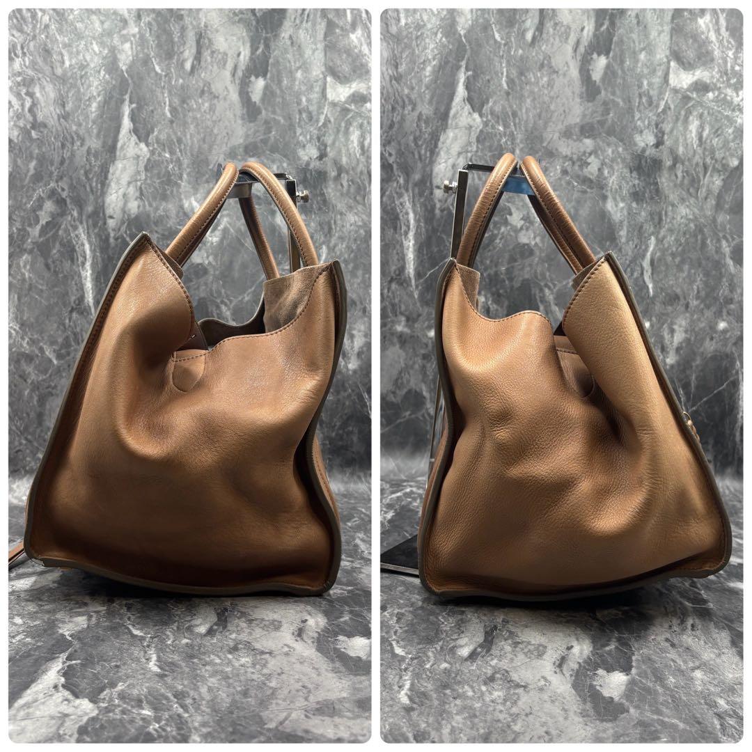 人気✨セリーヌ ラゲージ ファントム スクエア ハンドバッグ トートバッグ