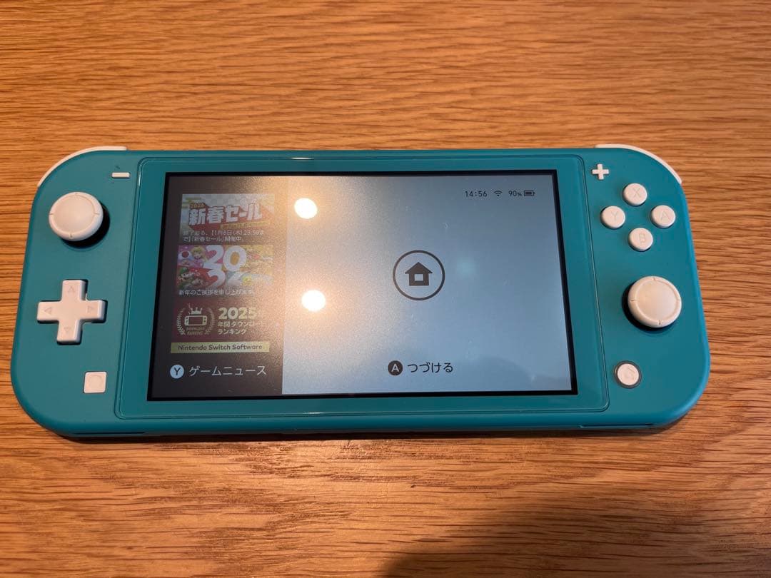 Nintendo Switch Lite ターコイズ　箱あり　ケース付き