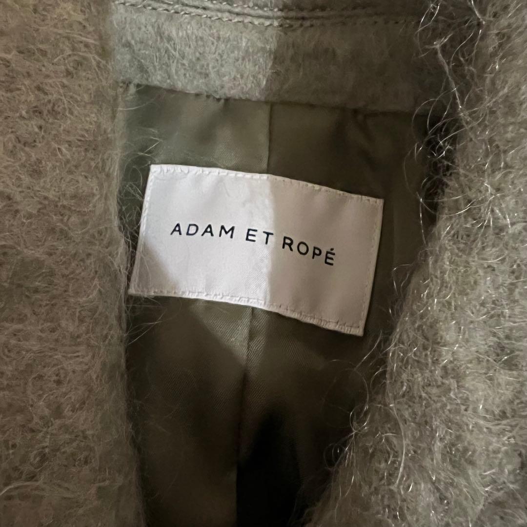 ADAM ET ROPÉ FEMME モヘヤシャギーミドルコート