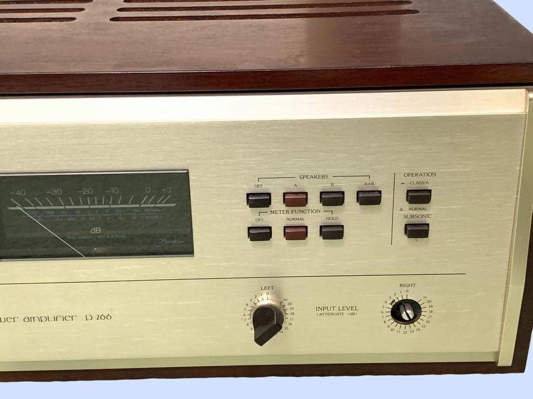 M6844 Accuphase アキュフェーズ P-266 ステレオパワーアンプ