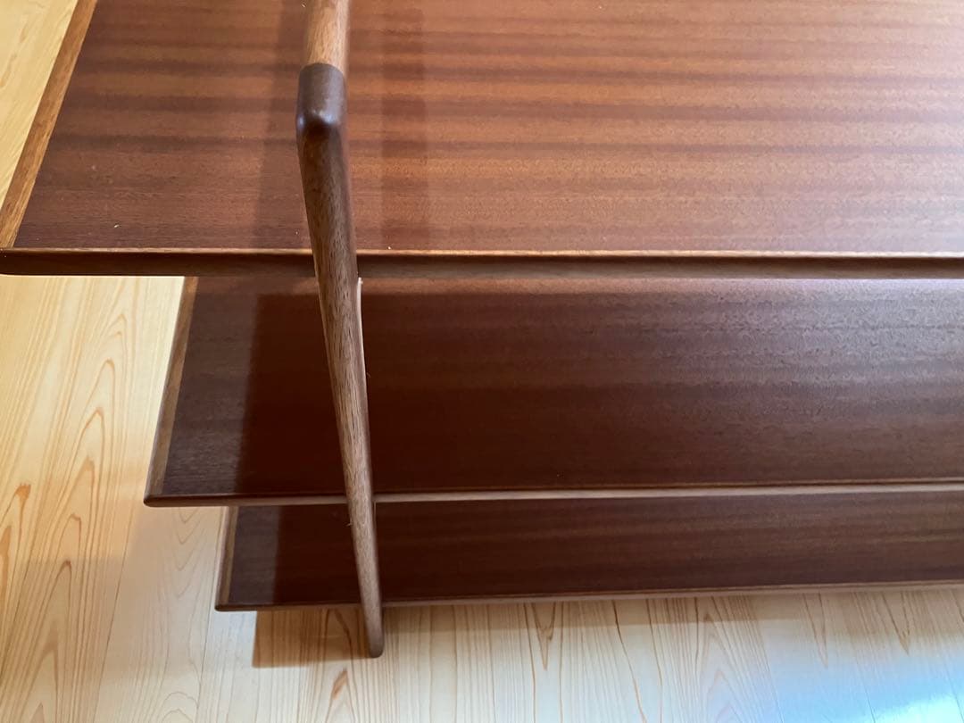 キャビネット　シェルフ　朝日木材加工　日本製　　　チーク　北欧ビンテージ　飾り棚