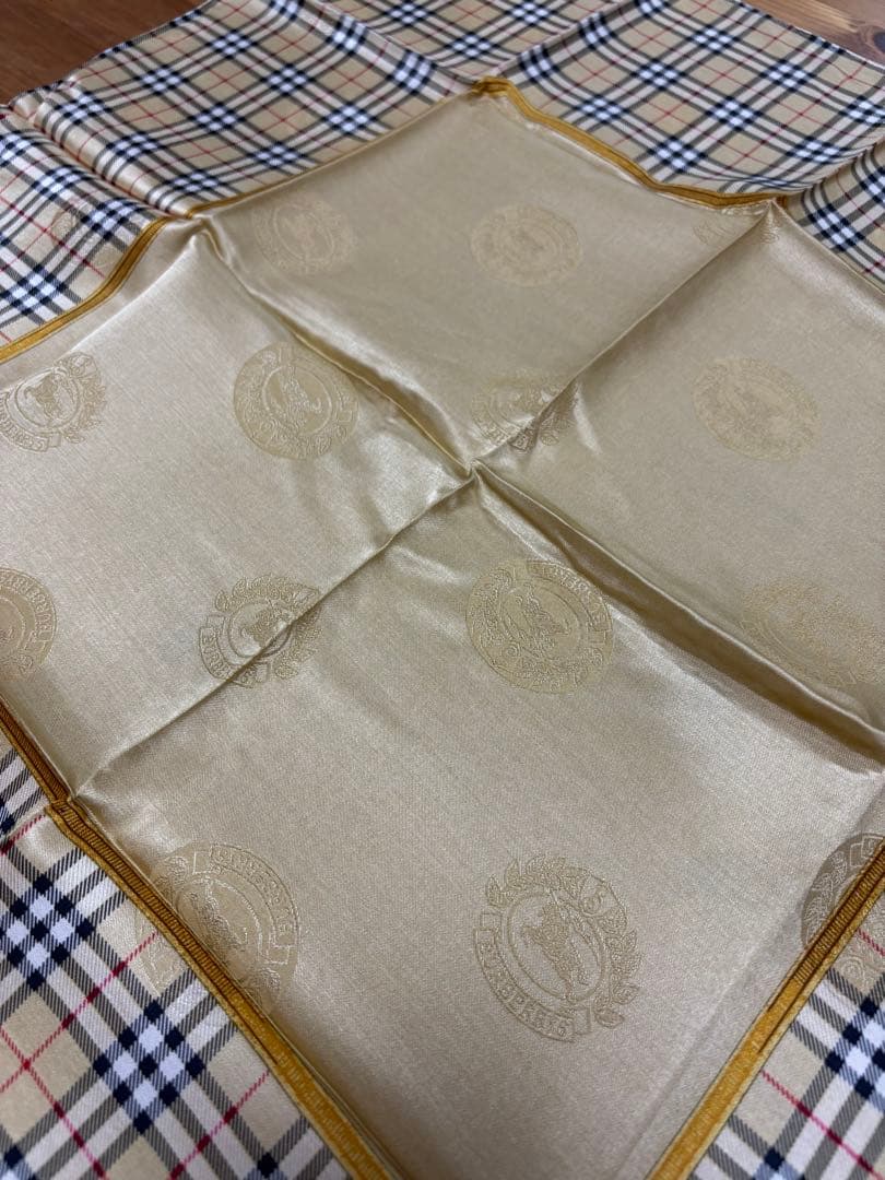 s*認様 Burberry's シルク＆コットン大判ハンカチ 4枚セット