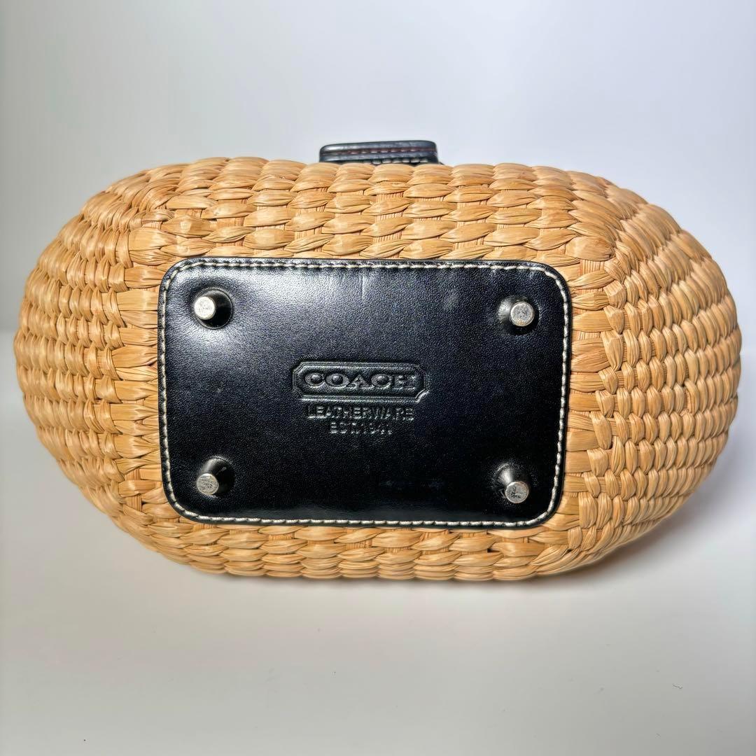 ✨️極美品✨️COACH コーチ かごバッグ ハンド 袋付き
