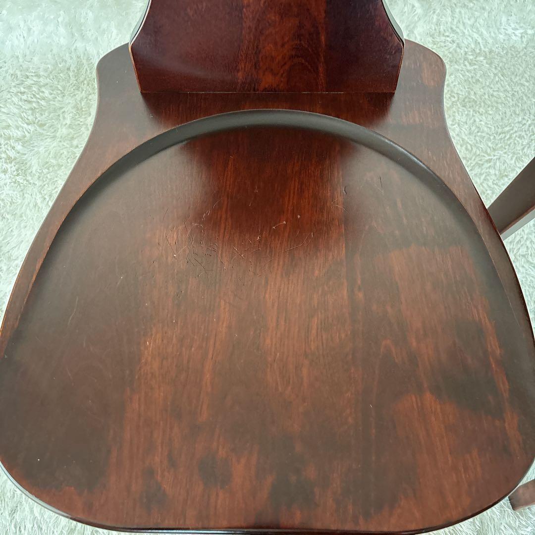 梅干様リクエスト品2脚セット】クリエイトファニチャー 天然木 名作椅子 カバ材