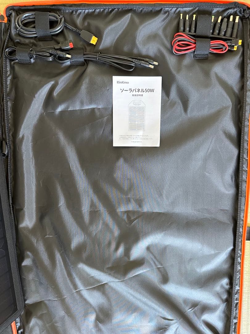 RINKMO 50W ソーラーパネル 複数並列でパワー倍増 ソーラーチャージャー