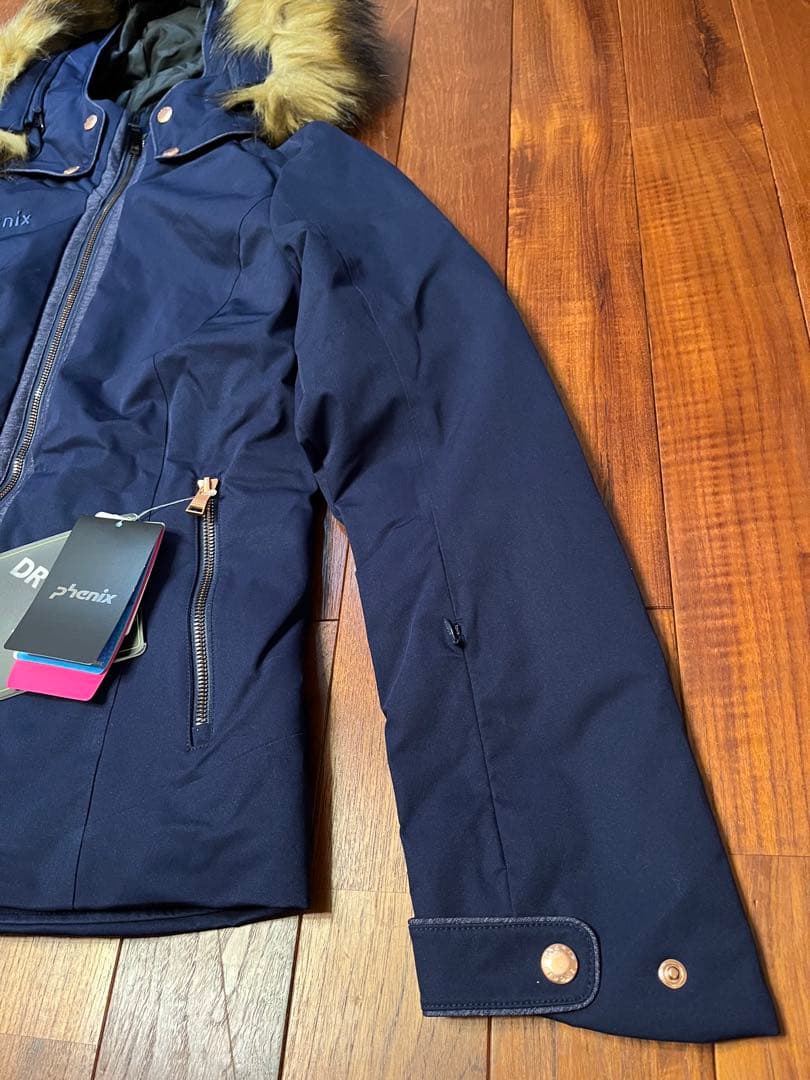 新品未使用 phenix 女性 フェニックス ウェアー上着 紺色 L
