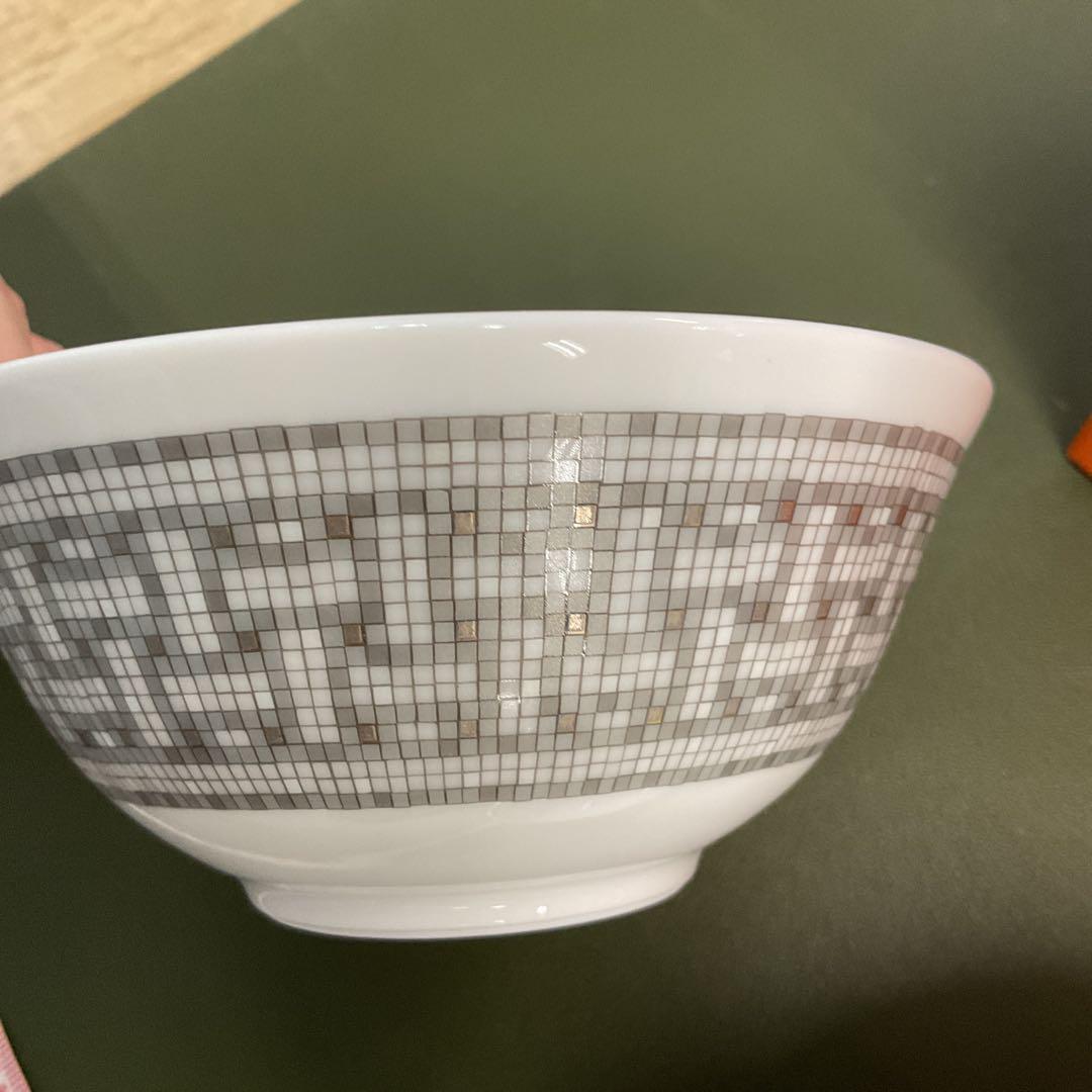 H6392 HERMES モザイク　茶碗　ボウル　2個セット