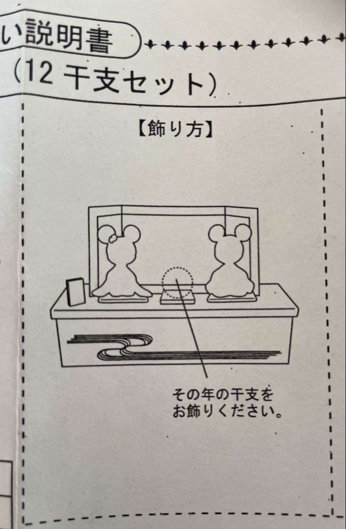 ディズニー　干支飾り（12支セット）