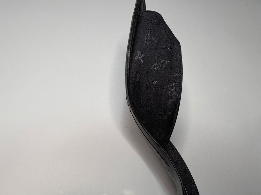 ルイヴィトン サンダル ミュールタイプ 34（約21.5cm）黒 ピンク