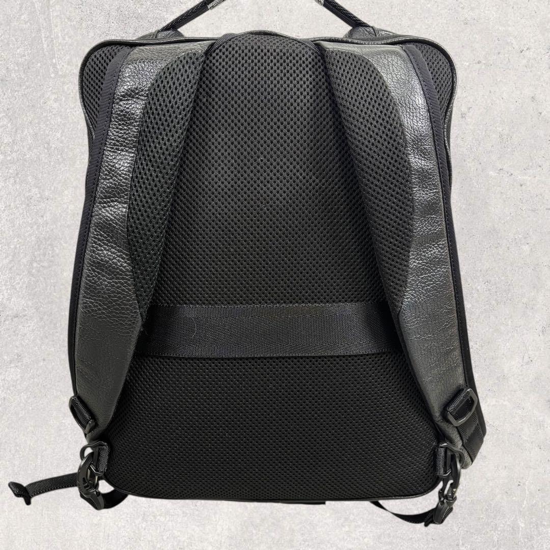 タッツンultima TOKYO レザー ビジネスリュック 2way 黒