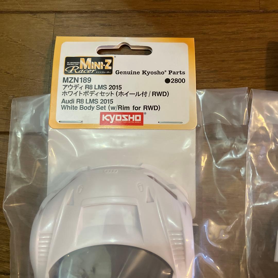 ミニッツ　ホワイトボディ　3種類セット MZN189、MZN208、MZN219