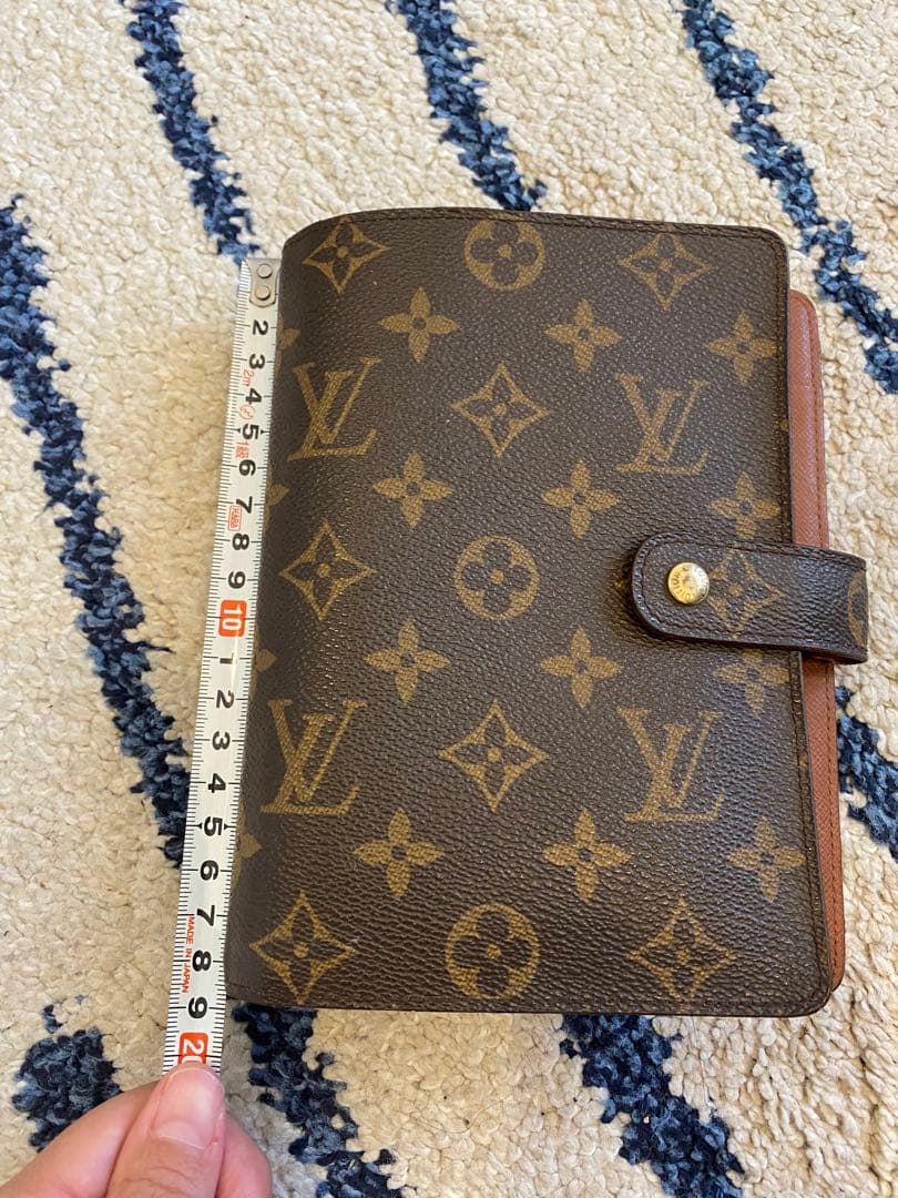 まき　ルイヴィトン　手帳　カバー　モノグラム