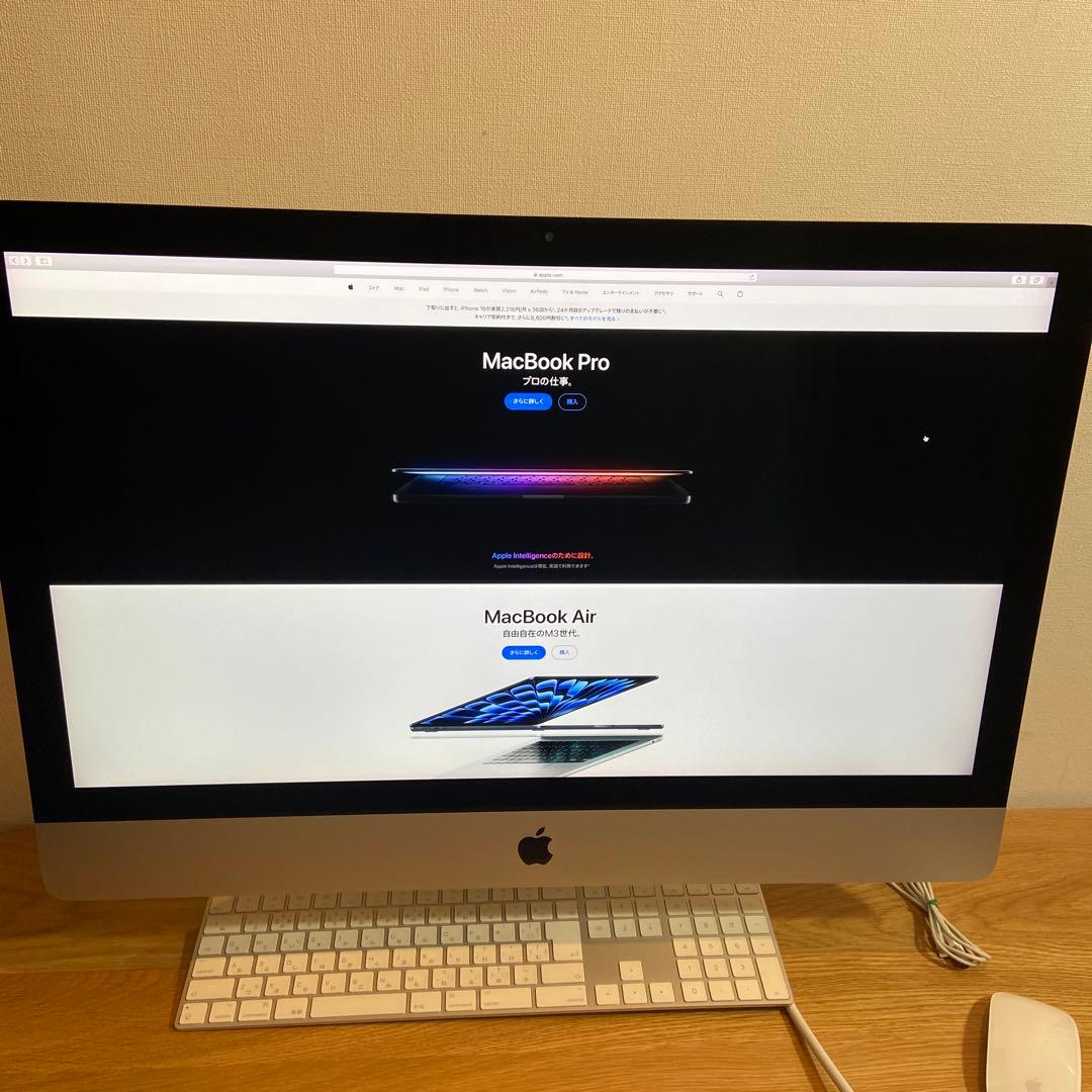 27インチ Apple iMac 5K 2019 i5 32GB