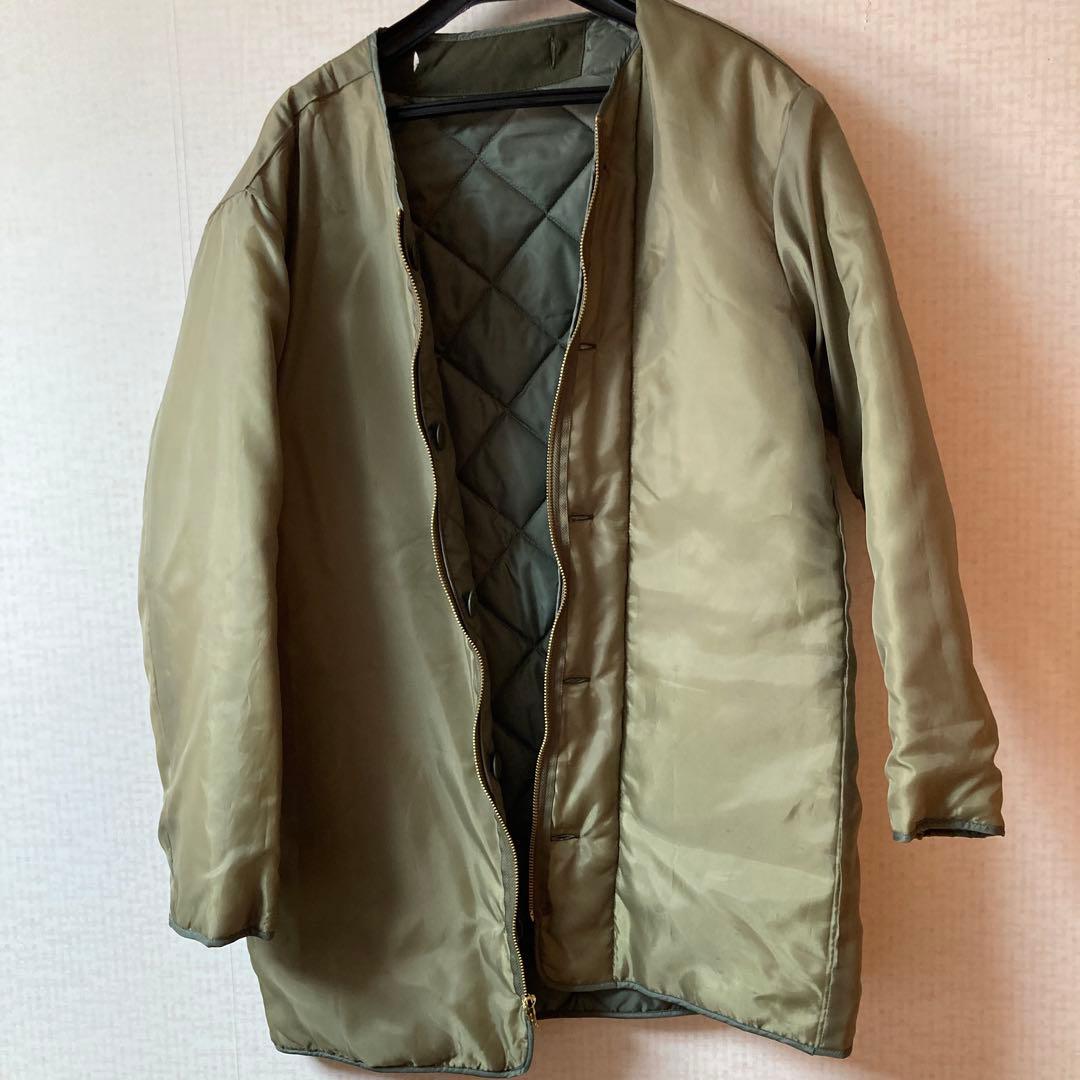 スピックアンドスパン　ファー付きモッズコート