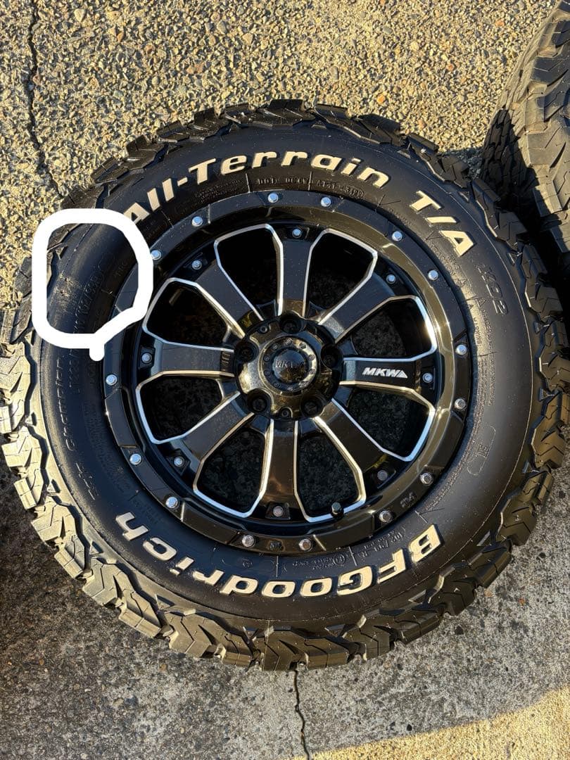 MKW ＭＫ-46 BFGoodrichオールテレーンタイヤ　225/70R16