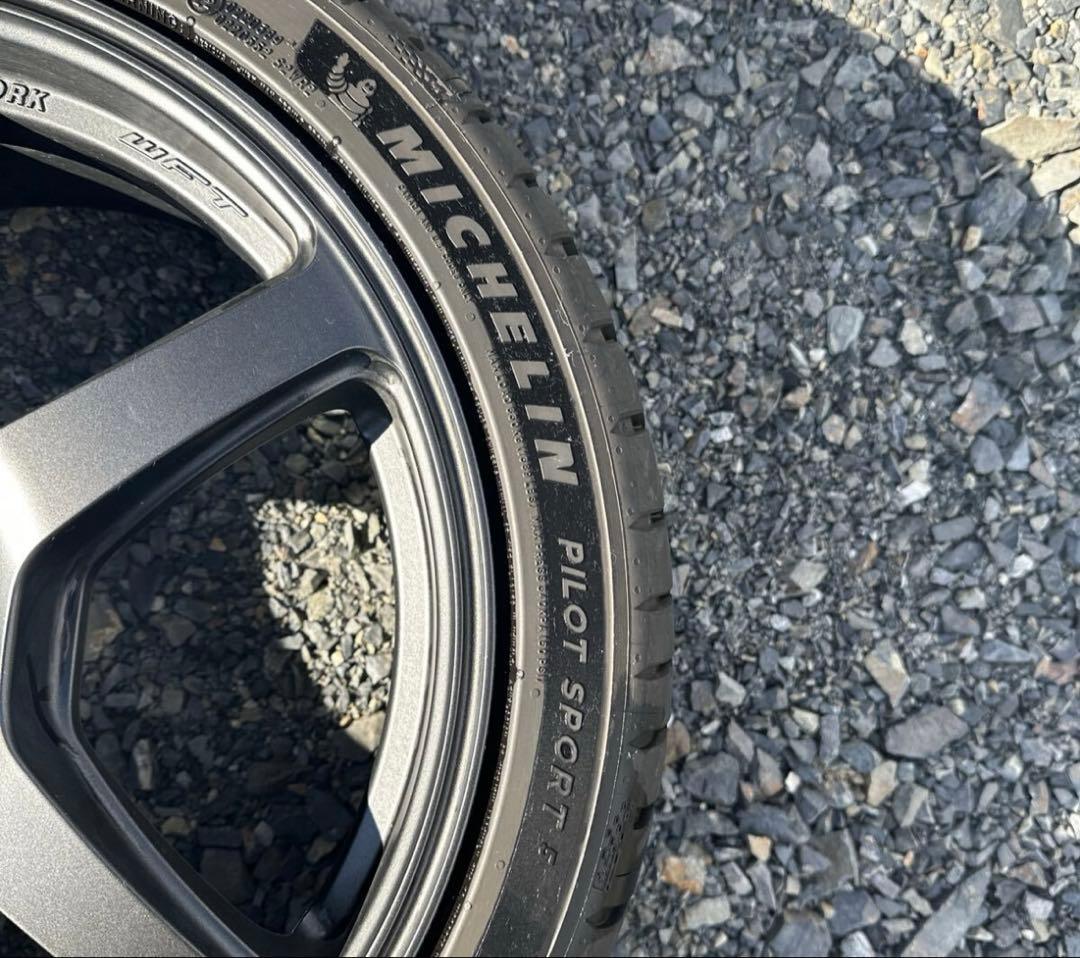 WORK EMOTTION t5r 4本 18インチ pcd100 7.5j