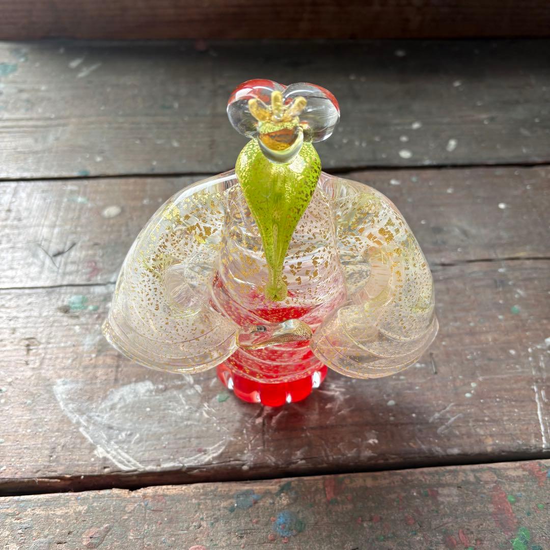 ガラス作家 川北成彦 さんのガラス雛 雛人形