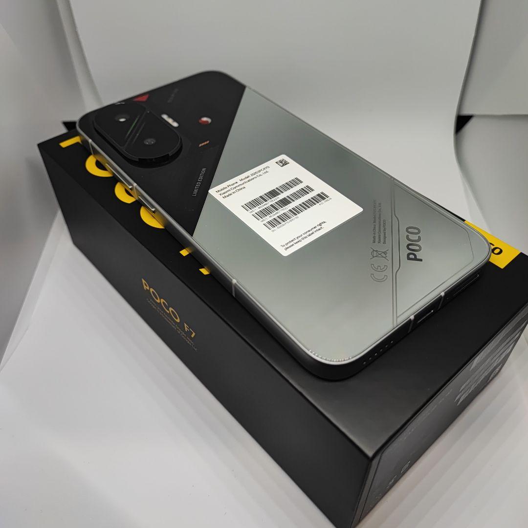 未使用POCO F7 12GB+256GBシルバー ガラスフィルム、保護ケース