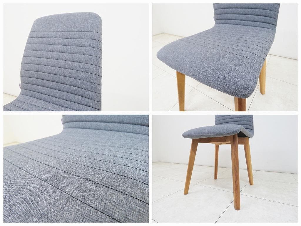 ドイツ KARE カレ ララグレー ダイニングチェア 4脚セット カフェ モダン