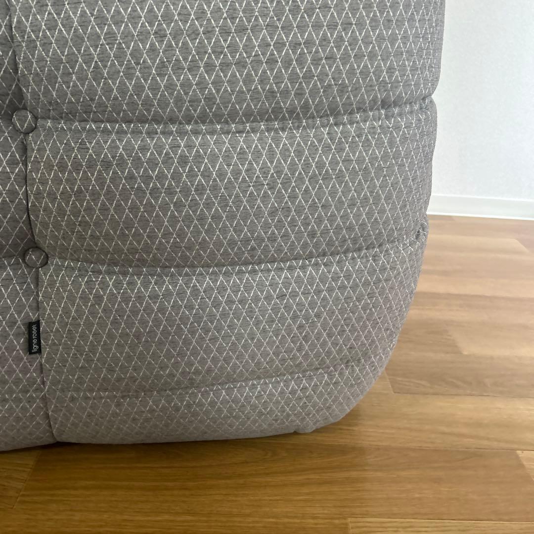【極美品】リーンロゼ　トーゴ1Pソファ　ファブリック　グレー