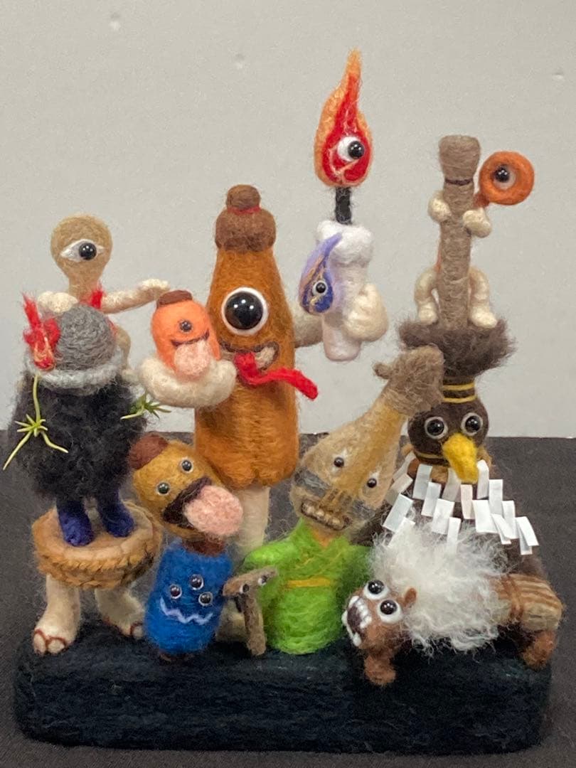 羊毛フェルト　【付喪神】　妖怪　ハンドメイド