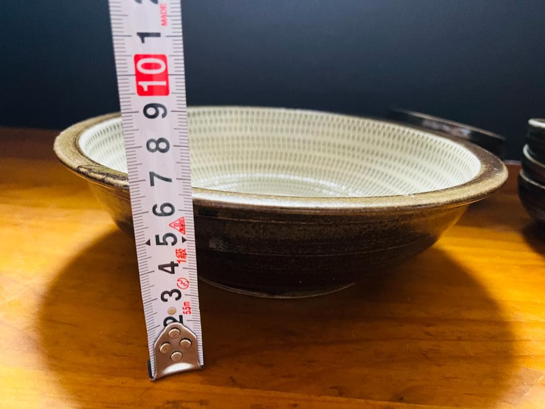 【美品】　小石原焼　中鉢　盛鉢　小鉢　５客　飛び鉋