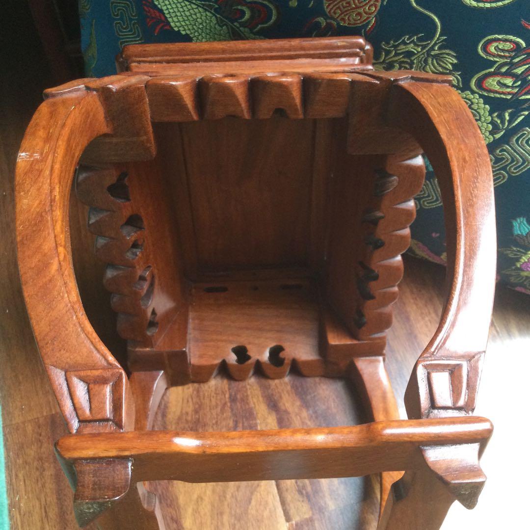 唐木の花台、アンティーク用