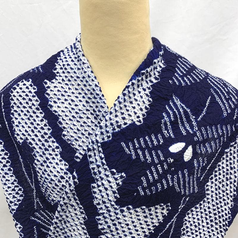 〇【最終値下げ】505ml48〇花 浴衣 反物 有松鳴海絞り 絞り染 木綿〇