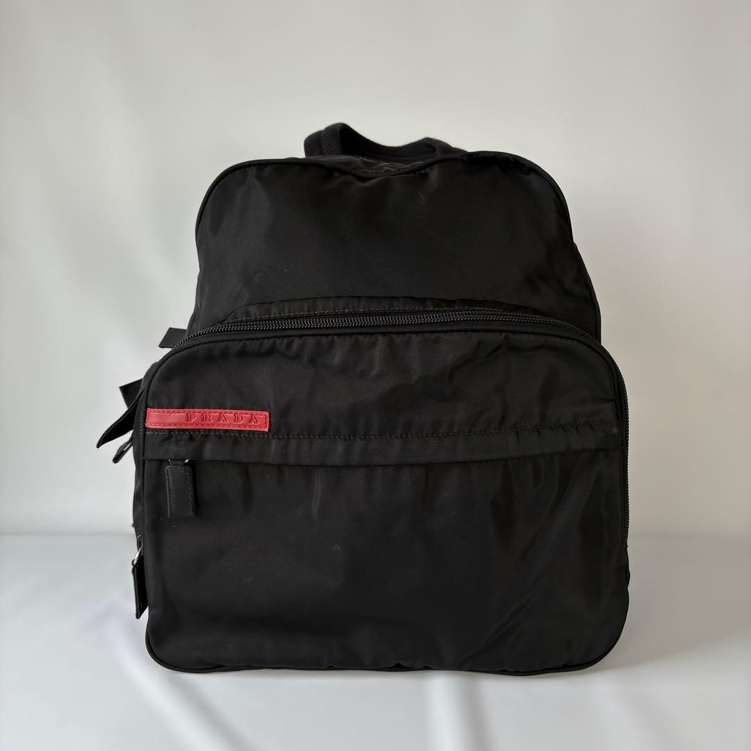 プラダ プラダスポーツ バックパック リュック　ナイロン NERO 黒