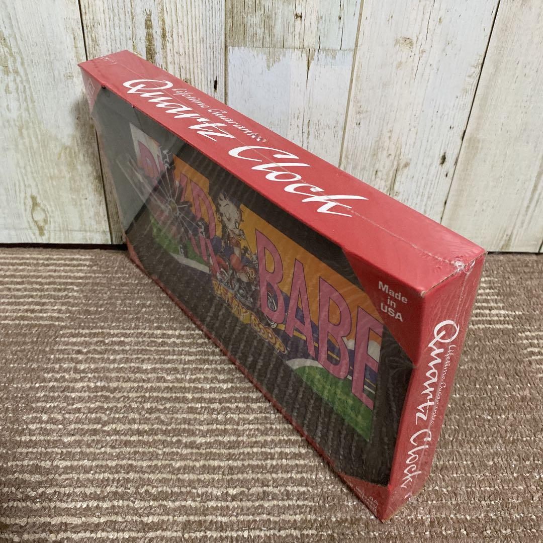 【USA製】Betty Boop ベティブープ　 ウォールクロック　壁掛け時計