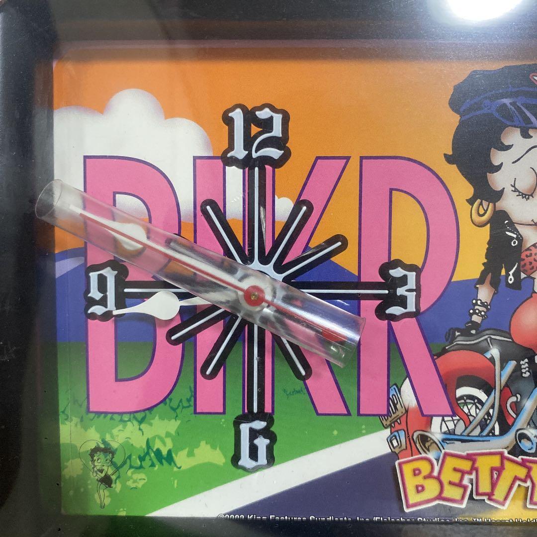 【USA製】Betty Boop ベティブープ　 ウォールクロック　壁掛け時計