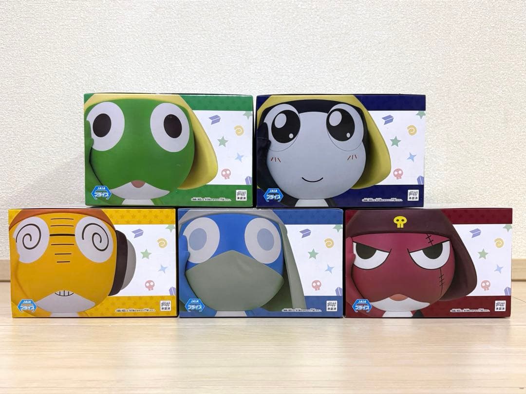 新品未開封 ケロロ軍曹 おおきなSOFVIMATES 5種コンプセット