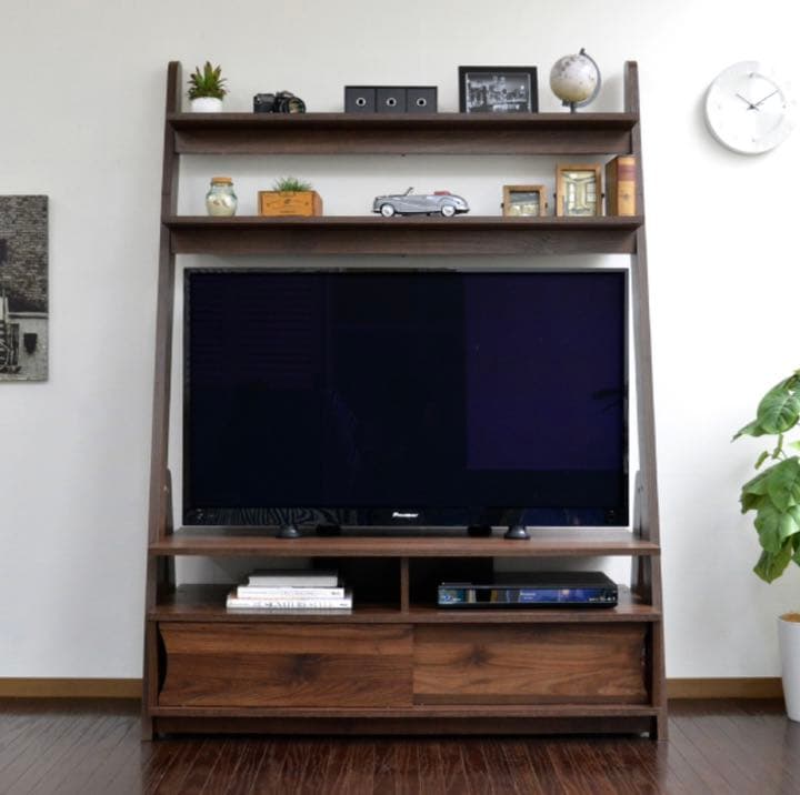 【予約販売3月中旬】テレビ台 50インチ対応 125cm幅 ブラウン 北欧