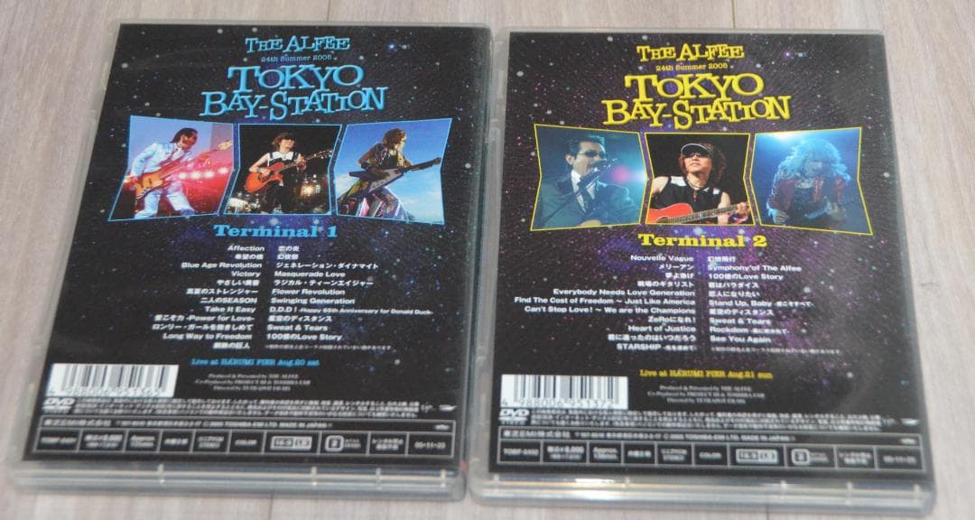 THE ALFEE TOKYO BAY-STATION DVD2枚セット