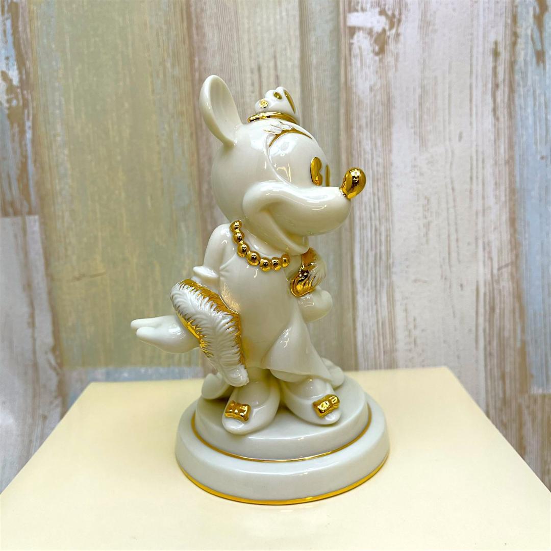 ミニーマウス 正装 ドレスコード 金 陶器製 フィギュア★レノックス LENOX