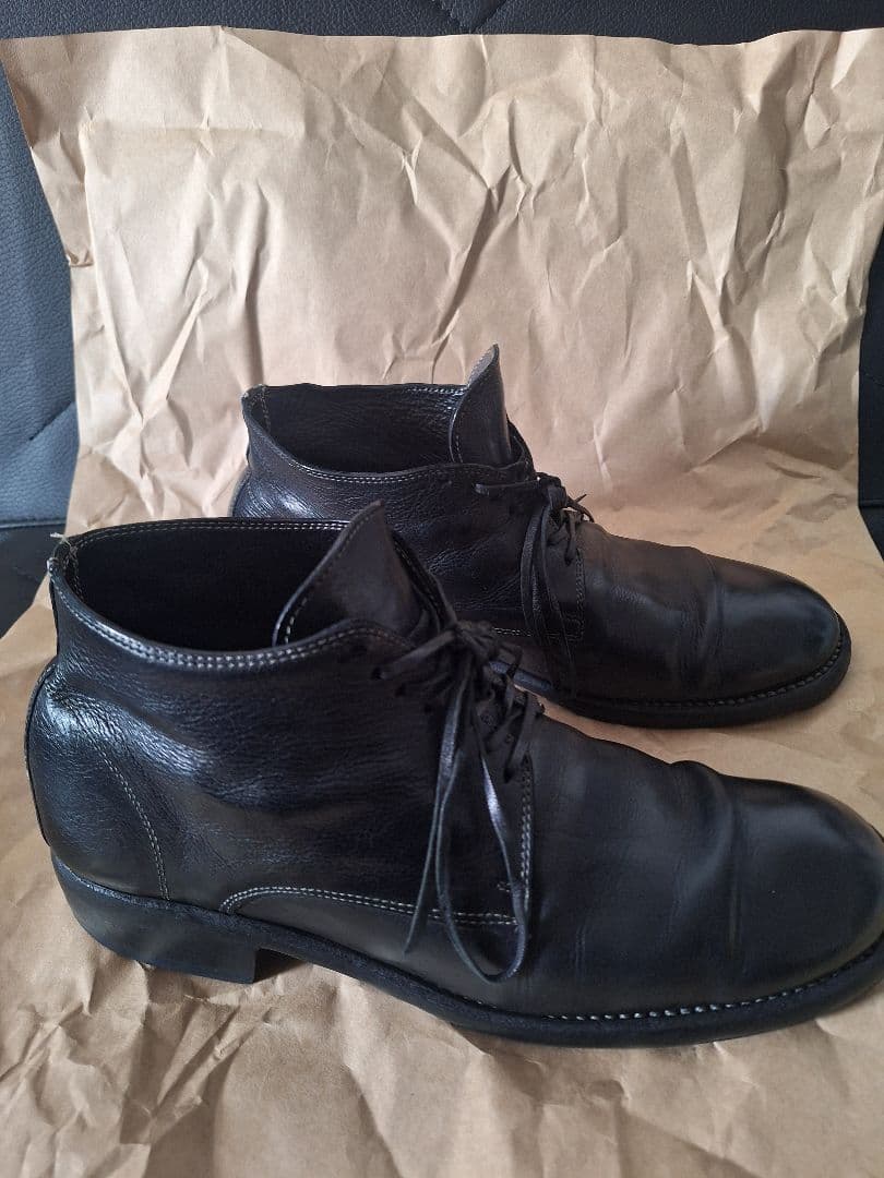 guidi　アンクルブーツ　グイディ　レースアップ　ベビーカーフ 42