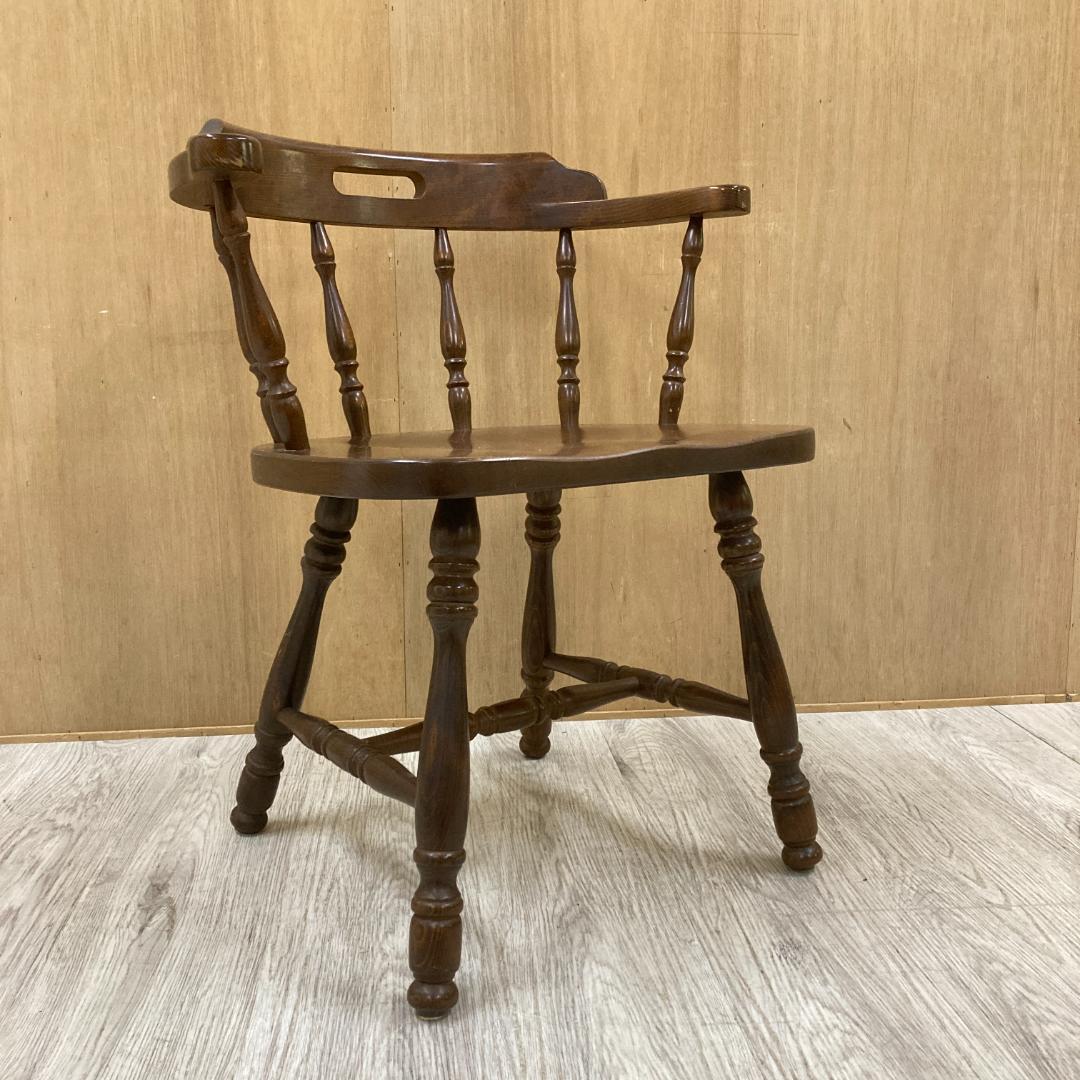 【飛騨産業】キツツキ　アームチェア　ダイニングチェア　椅子　木製　A