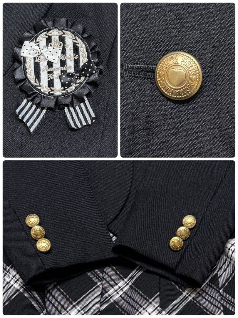 卒服　デコラピンキーズ 卒業入学式　フォーマルセット　160 【匿名配送】