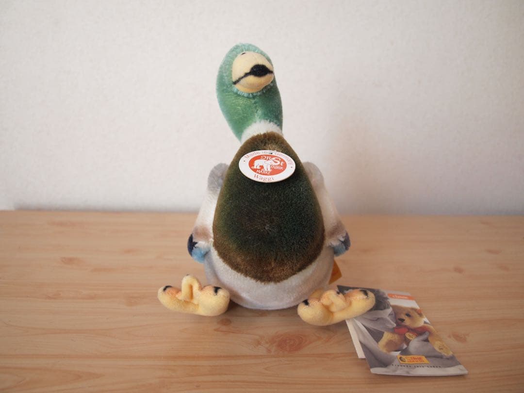 【Deadstock】Steiff Waggi Erpel カモ ぬいぐるみ