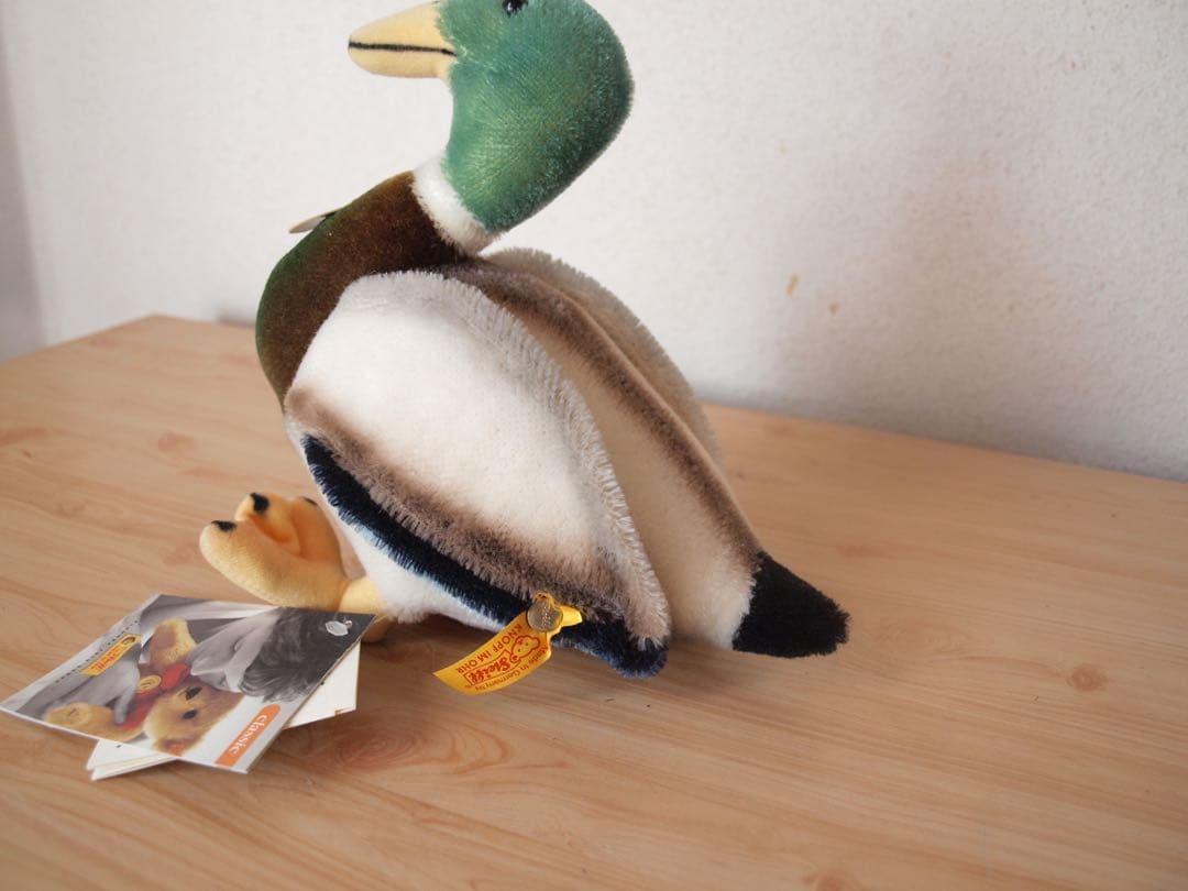 【Deadstock】Steiff Waggi Erpel カモ ぬいぐるみ