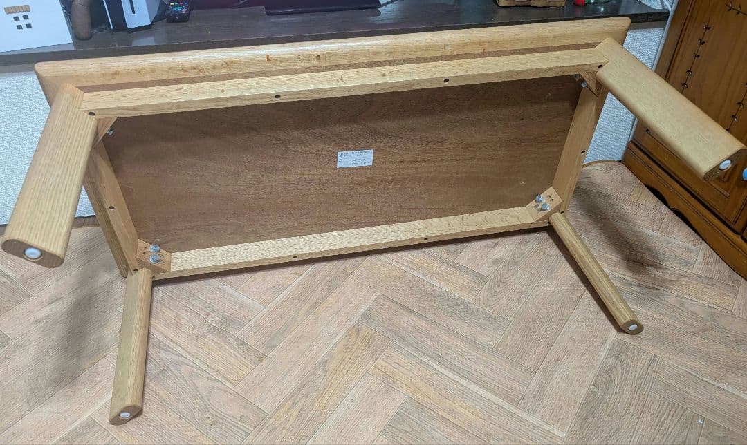 柏木工 ホワイトオーク リビングテーブル ローテーブル 無垢材 飛騨の家具