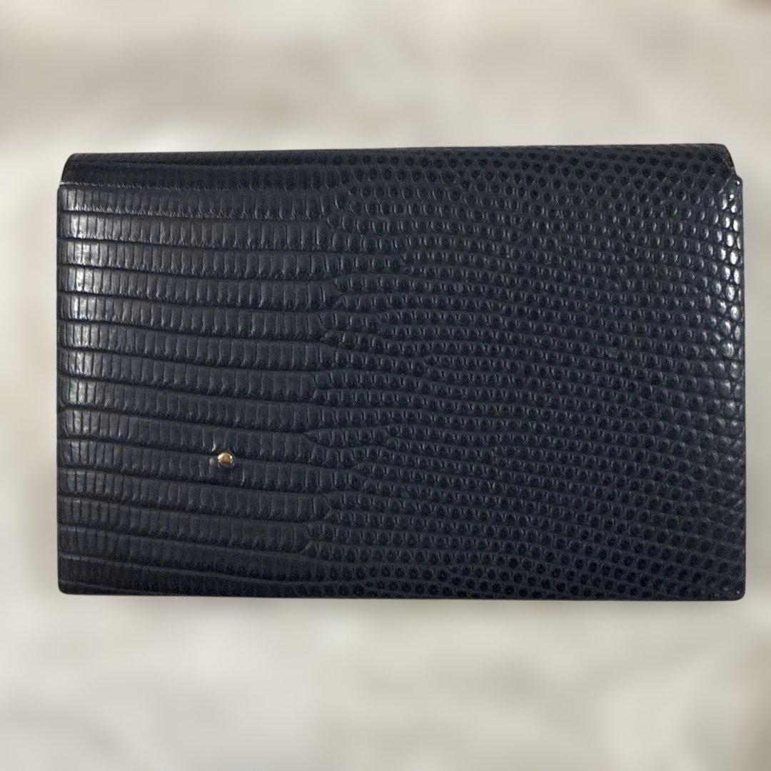 ★新品未使用★T.MBH 紺色★お洒落な名刺入れ ★ボックス付き