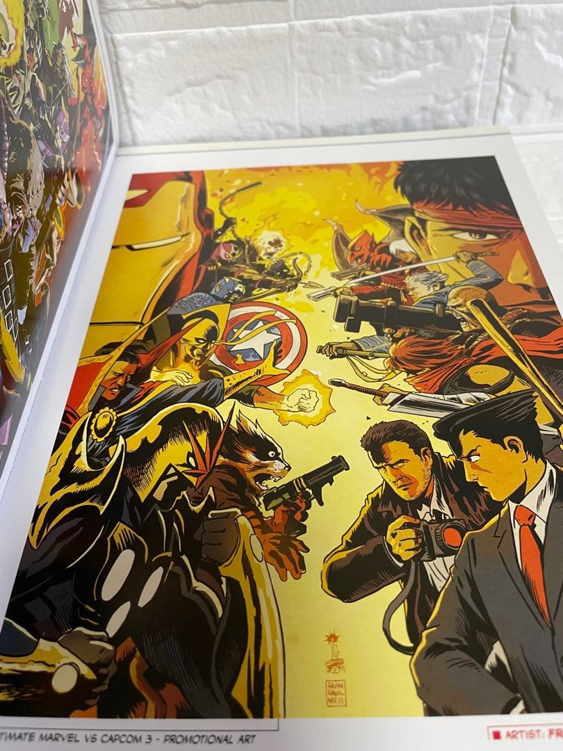 【激レア】MARVEL vs CAPCOM(マーベルvsカプコン)・アートブック