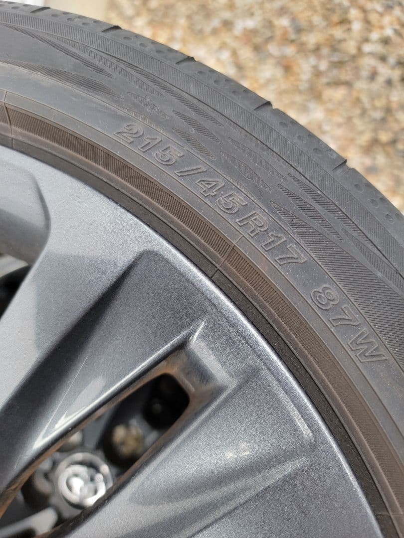 トヨタ 17インチ ホイールセット ヨコハマAE51