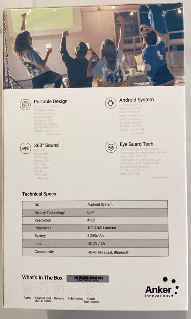 NEBULA ASTRO Pocket Cinema 付属品付き