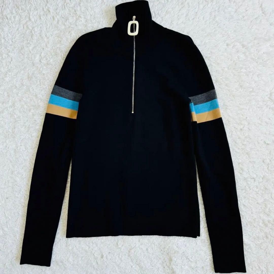 極美品【未使用級】ジェイダブルアンダーソン ハーフジップ　ニット　セーター