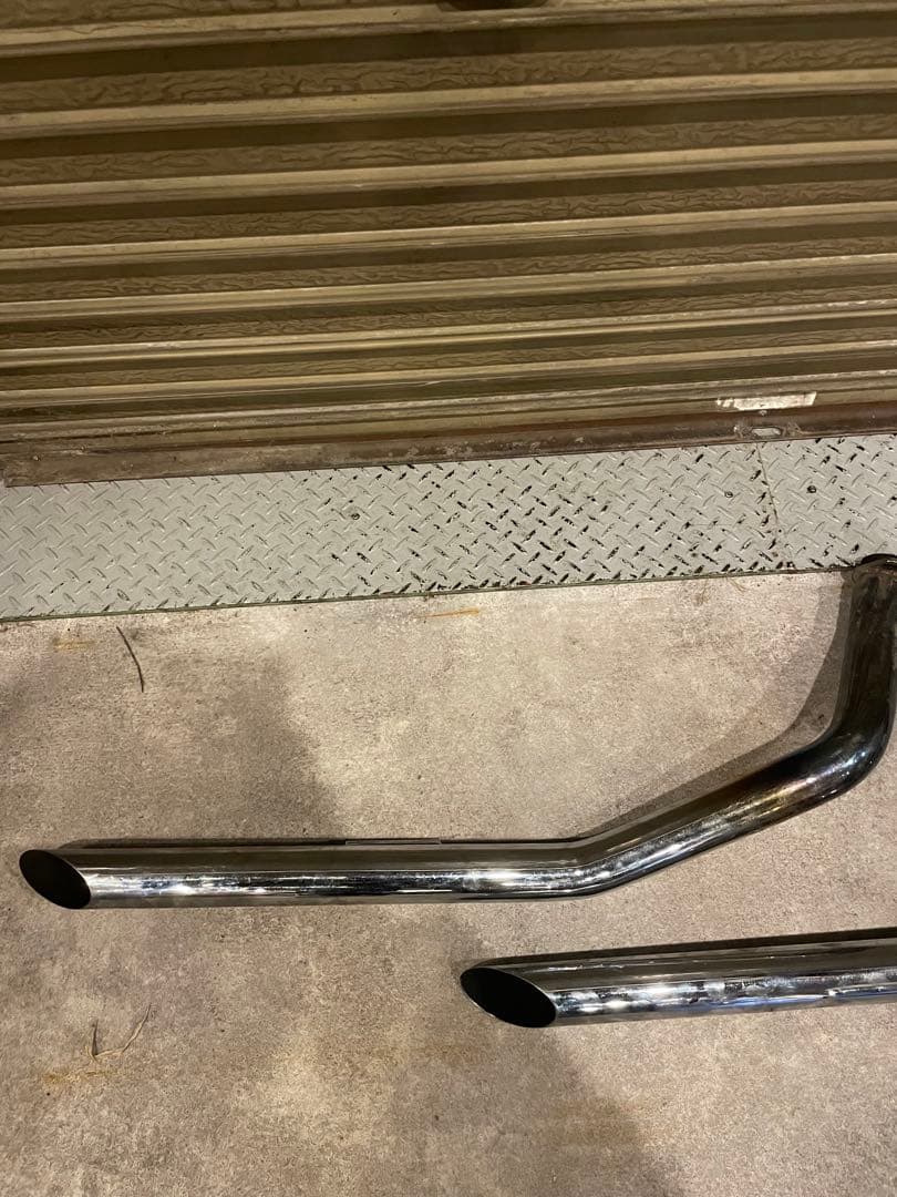 イ*ン様 ショベル　ドラッグマフラー2インチ