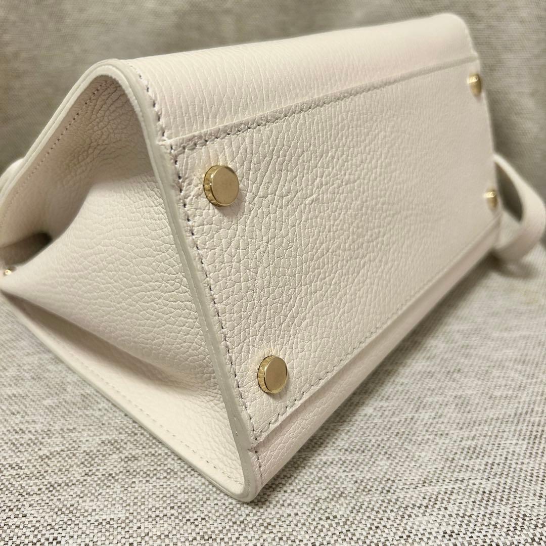 【美品】ショルダー ハンドバッグ ホワイトマルコビアンキーニ 2way